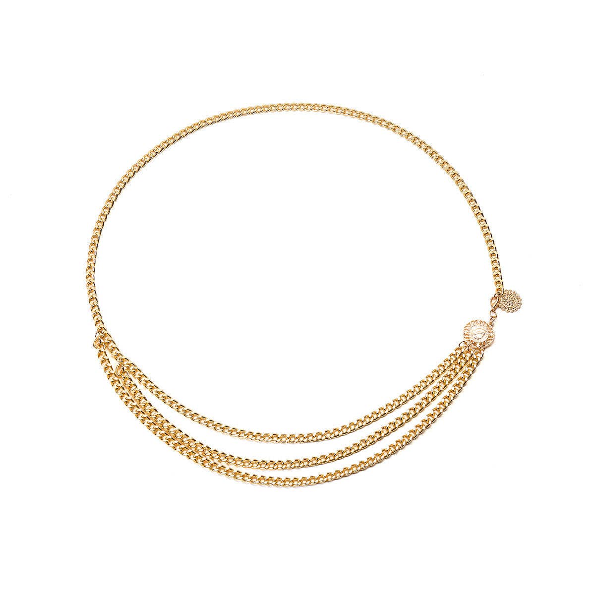 Retro Metal Pendant Waist Chain